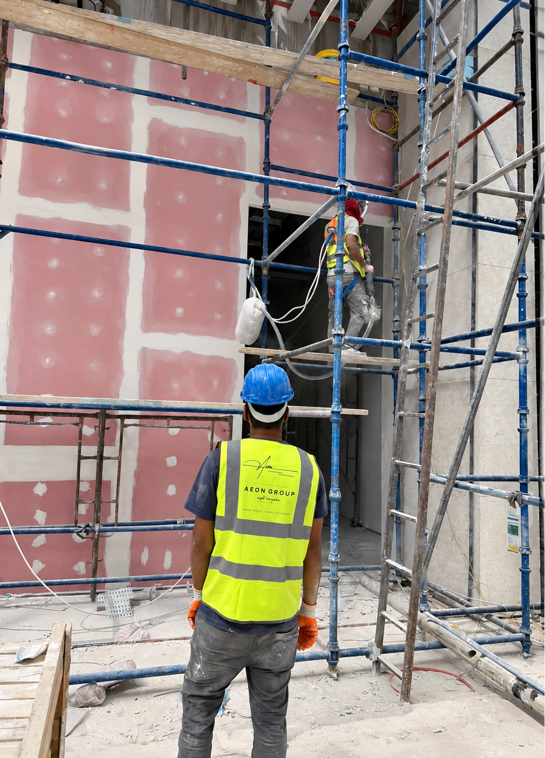 AEON atrium dome construction